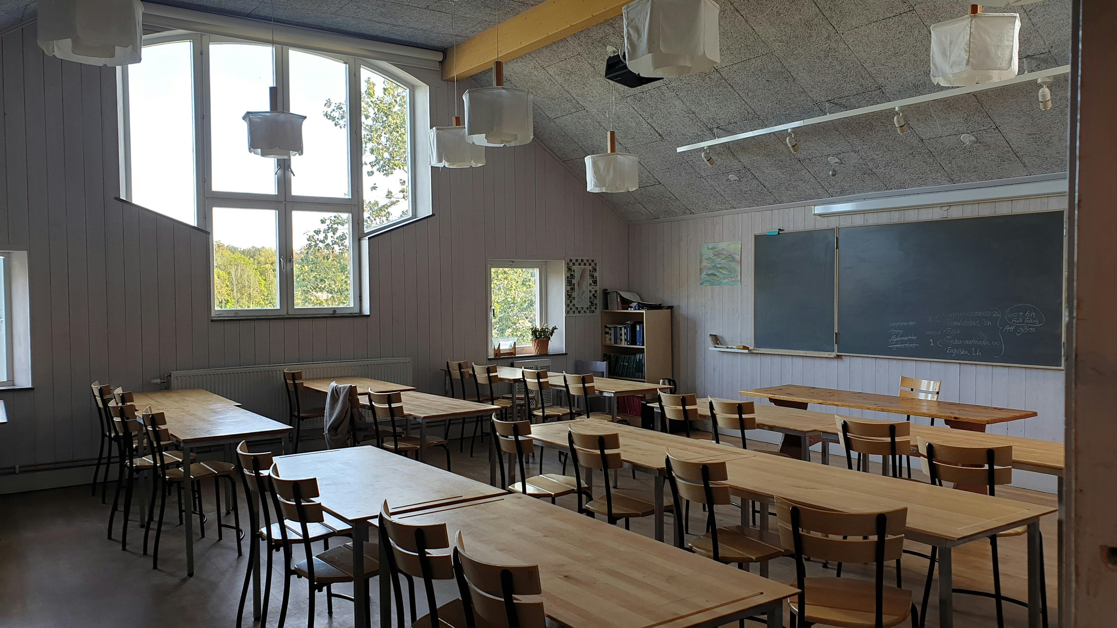 Klassrum i Örjanskolan